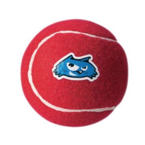 צעצוע לכלב רוגז כדור טניס גדול צבע אדום-0
