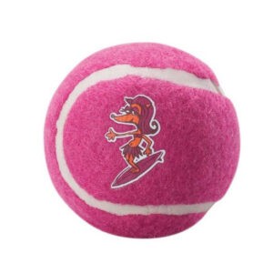 צעצוע לכלב רוגז כדור טניס בינוני צבע ורוד-0