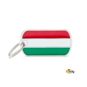 תג שם לכלב - דגל הונגריה-0