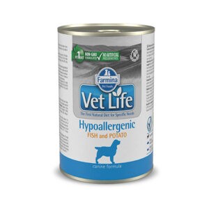 מזון רפואי רטוב לכלבים וט לייף Hypoallergenic למניעת אלרגיות 300 גרם -0